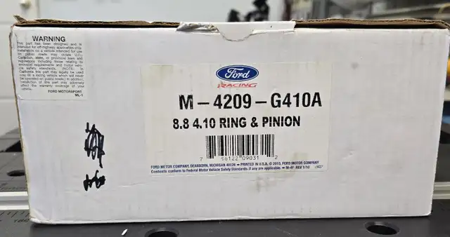 Ford 8.8 Rear End Ring And Pinion 4.10 Ratio in Transmission & Drivetrain in Calgary - Image 7