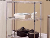 MAINSTAYS Adjustable Storage Shelving, 100-Pounds Per Shelf, Chr