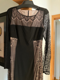 Ralph Lauren Black Lace Gown- New