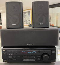 JVC RX6920V with two quest speaker and one sound dynamic centre 