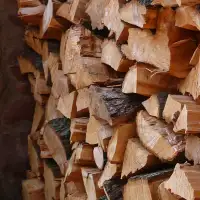 Split, dry pine firewood (stacking & delivery included!)