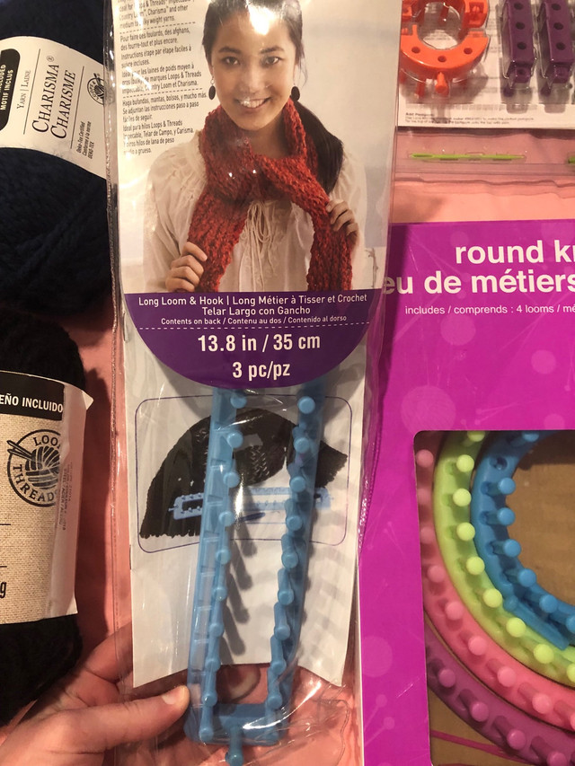 Kit de tricot, crochet, tissage avec laine dans Loisirs et artisanat  à Ville de Québec - Image 3