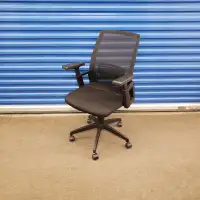 Office Chair Ergonomic Back Support W/ Adjustable Armrest K6891