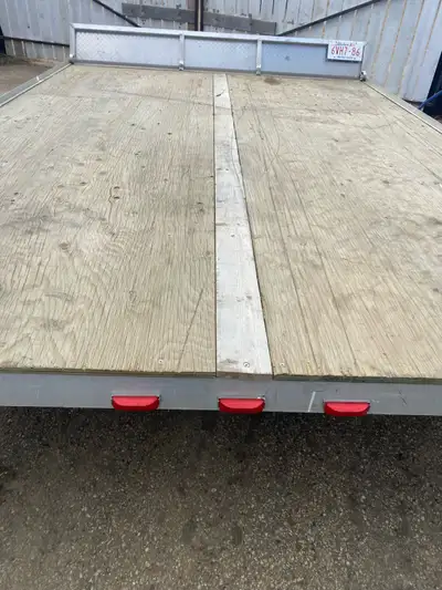2008 two place tilt deck snowmobile trailer. New deck last year, new bearings and upgraded rims and...
