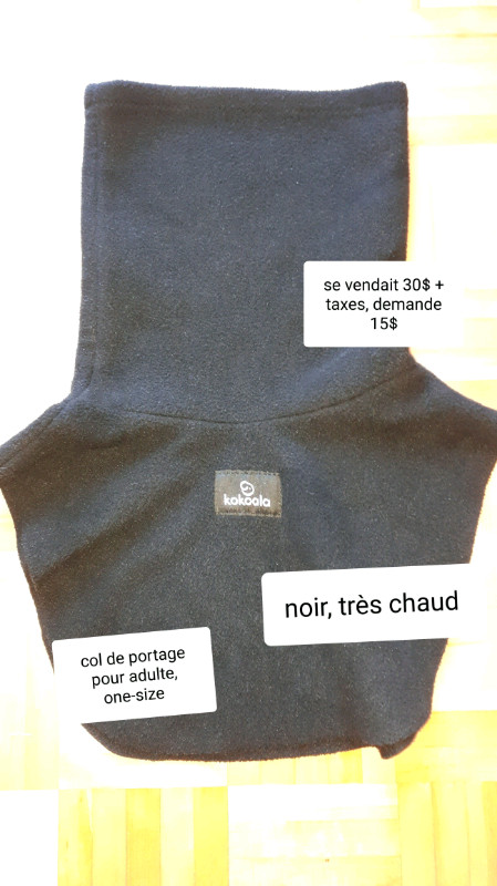 Accessoires de portage : col de portage et étriers dans Poussettes, porte-bébés et sièges d'auto  à Longueuil/Rive Sud