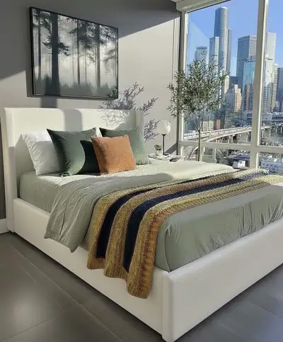 Sophia Storage Bed – Contemporary Boucle Storage Bed, View more