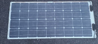 Three used 100 Watt Renogy flexible solar panels