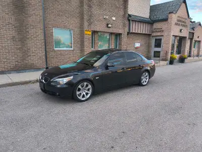 Hi I'm selling my 2004 BMW 545i back on black automatic 4 door power steering power looks power seat...