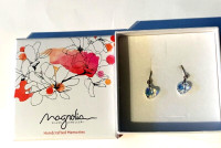 Magnolia Silver BOUCLES D'OREILLES POUR FEMMES