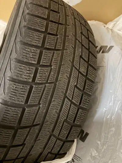 4 winter tires on rims - Yokohama 215 - 60 R 16