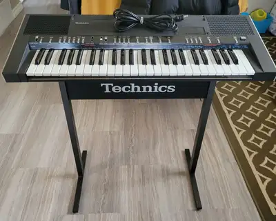 Vintage 1980’s Technics SX-K100 Electronic Keyboard With Stand, View more