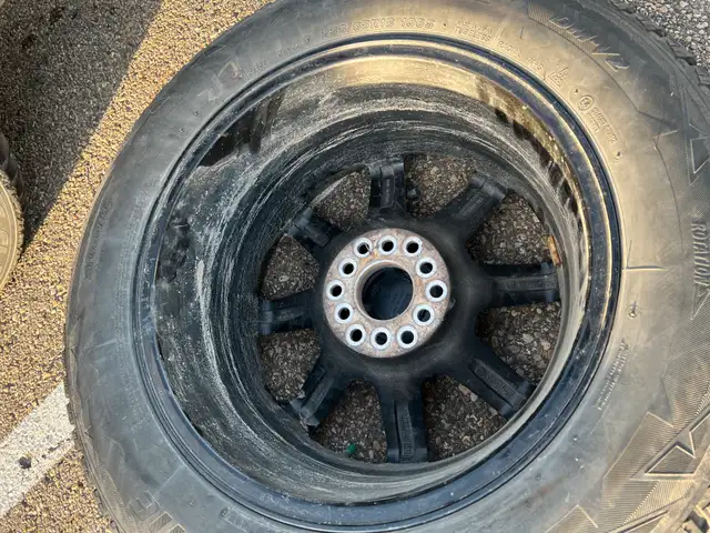 Full set of 18” Blizzak winter tires on Mazzi rims in Tires & Rims in Edmonton - Image 5