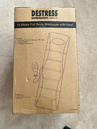 Brand new Tony Little 10 Motor Full Body Massager with Heat for $75