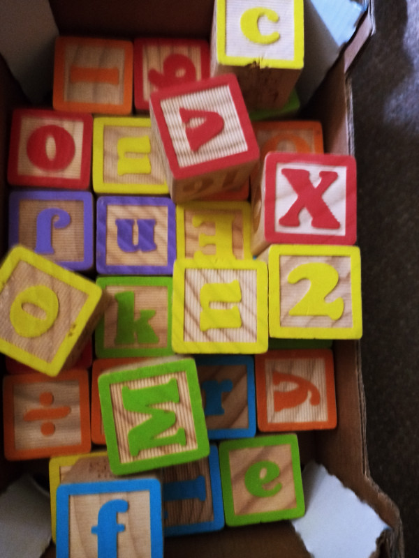 NEW  CHILDRENS WOODEN BLOCKS in Toys & Games in Sarnia - Image 2