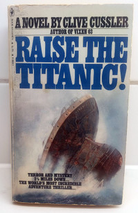 Raise The Titanic! Novel by Clive Cussler - 1977 Vintage Paperba