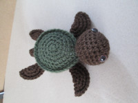 crocheted turtle ornament