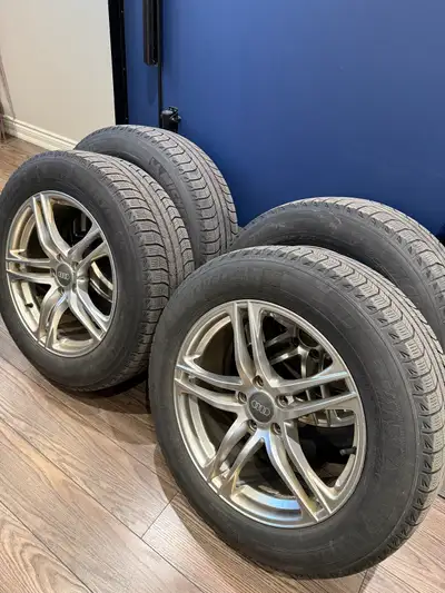 Selling a complete set of 4 Winter Tires on 18" Aluminum Alloy Rims. Used only one winter and kept i...