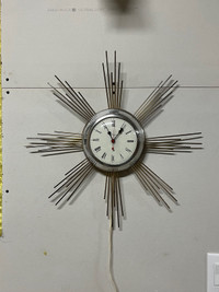 Starburst clock 