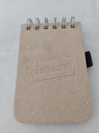 Vintage Blockbuster Video notepad