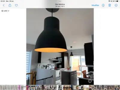 luminaire suspendu noir, View more