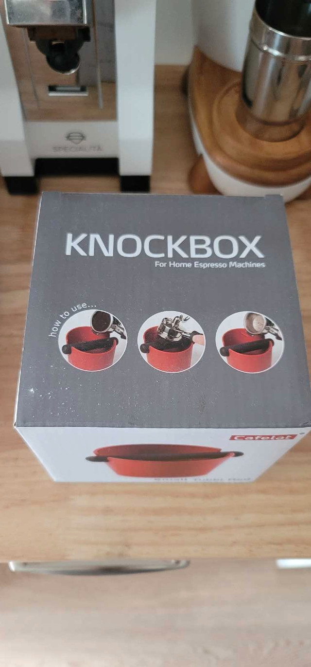 Knockbox Cafelat Small Tubbi Red for Espresso Coffee in Coffee Makers in City of Toronto - Image 2
