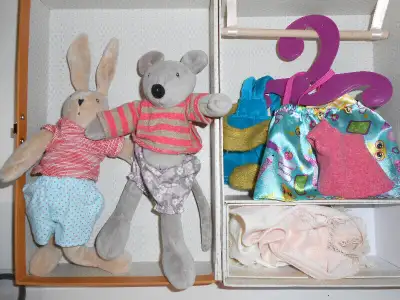 La petite Armoire La Grande Familie Moulin Roty Soft Plush Dolls, View more