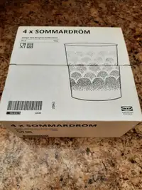 Ikea SOMMARDROM 10 Oz Set of 4 New/Box