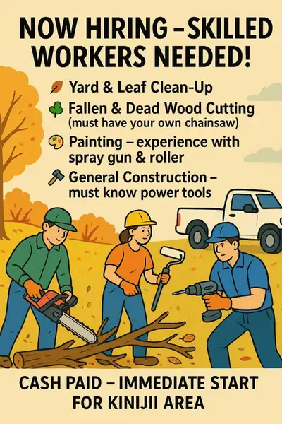 Cash Job!! paid daily, View more