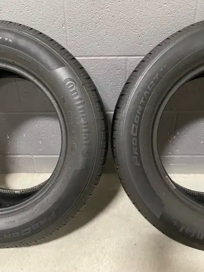 Pair. 195/65R15 91H Continental ProContact TX. FIRM $140: Two Used All Season Tires. FIRM Tires Trea...