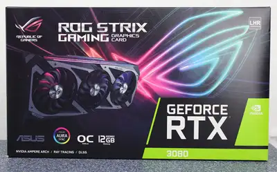 NVIDIA GeForce RTX 3080 12GB Asus STRIX Graphics Card This is the OC version with 12GB GDDR6X memory...