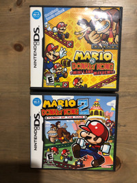 Mario vs Donkey Kong 1 & 2 CIB Nintendo DS