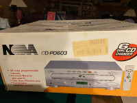 6DISK CD CHANGER WITH REMOTE