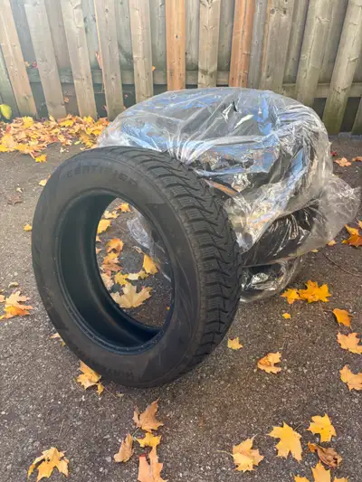 Winter tires in great tread condition, lightly used for 2 seasons. Brand: Certified Wintertrek (stud...