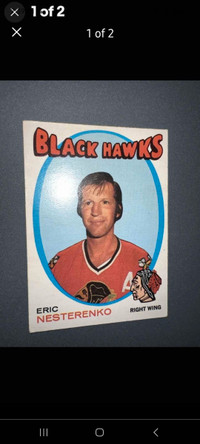 Vintage Hockey Card- Eric Nesterenko 1971-72 EX O Pee Chee