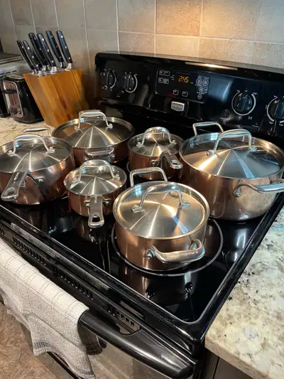 lagostina euro-clad copper pots, View more