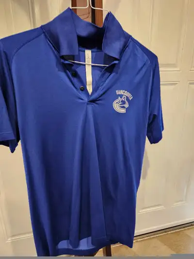 Lululemon Men's Polo Top Vancouver Canucks Large, View more
