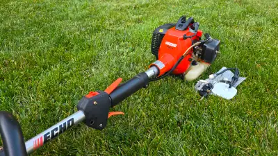 Echo gas grass trimmer, View more