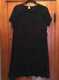 NEW Women's Jersey-Knit Swing Dress (size L)