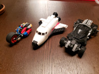 LEGO Batmobile, Space Shuttle and Motorcycle