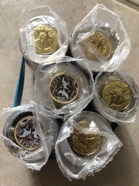 Full bank rolls of new 2023 toonies