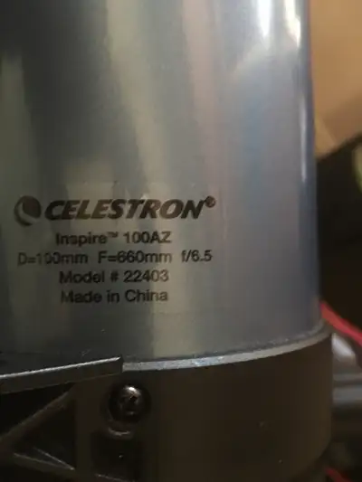Celestron Inspire 100 AZ 4 inch telescope, View more