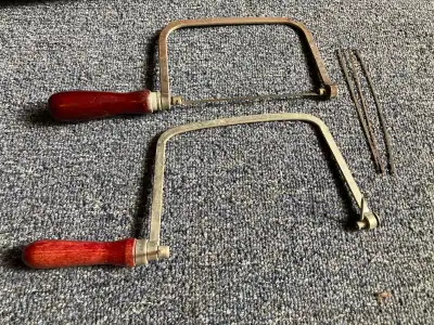 2 Coping Saws and blades, View more