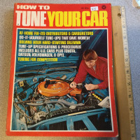 Car Repair Manual -HOW To TUNE Your CAR by Petersen 1972 Book