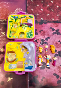 1989 Polly Pocket Wild Zoo World Playset