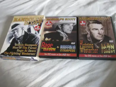 Randolph Scott 4 Film DVD Box Set, View more