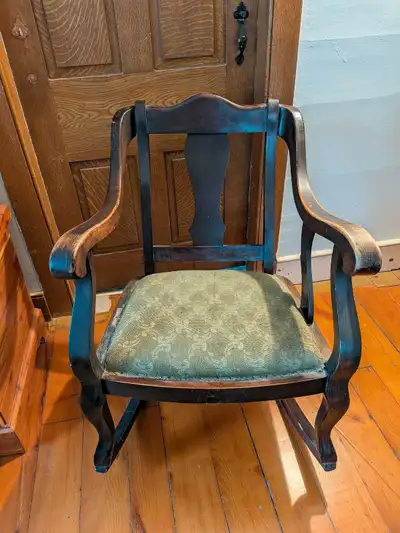 Vintage wooden chairs (four), View more