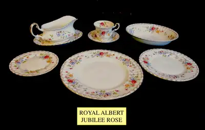 ROYAL ALBERT CHINA - JUBILEE ROSE, View more