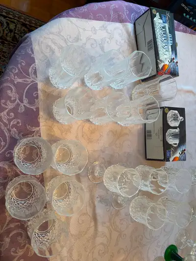 Cristal D'Arques Longchamp crystal glassware OBO, View more