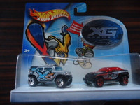 Hot Wheels 2 Car Pack XG X Games (Rockster & Jeepster)