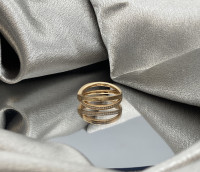 18K Rose Gold Tiffany & Co. VVS Diamonds Ring $1,225